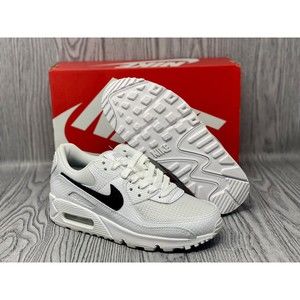 Nike WMNS Air Max 90  PRM DZ5212-100 Premium White Black Snakeskin Sz 5.5